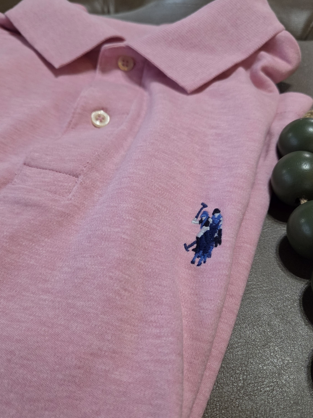 U.S. Polo Assn. Polo with Navy Embroidered Polo Player